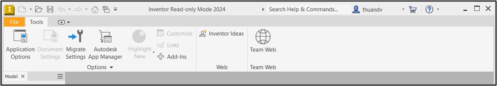 Tổng quan về Autodesk Inventor Read-only Mode