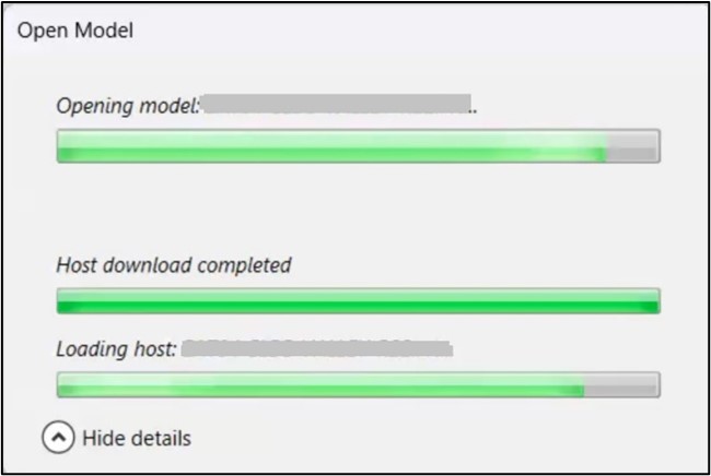 Mô hình đám mây (Cloud Model) bị đứng khi mở trong Revit