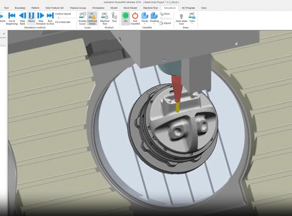 Gia công nhiều trục trên Powermill